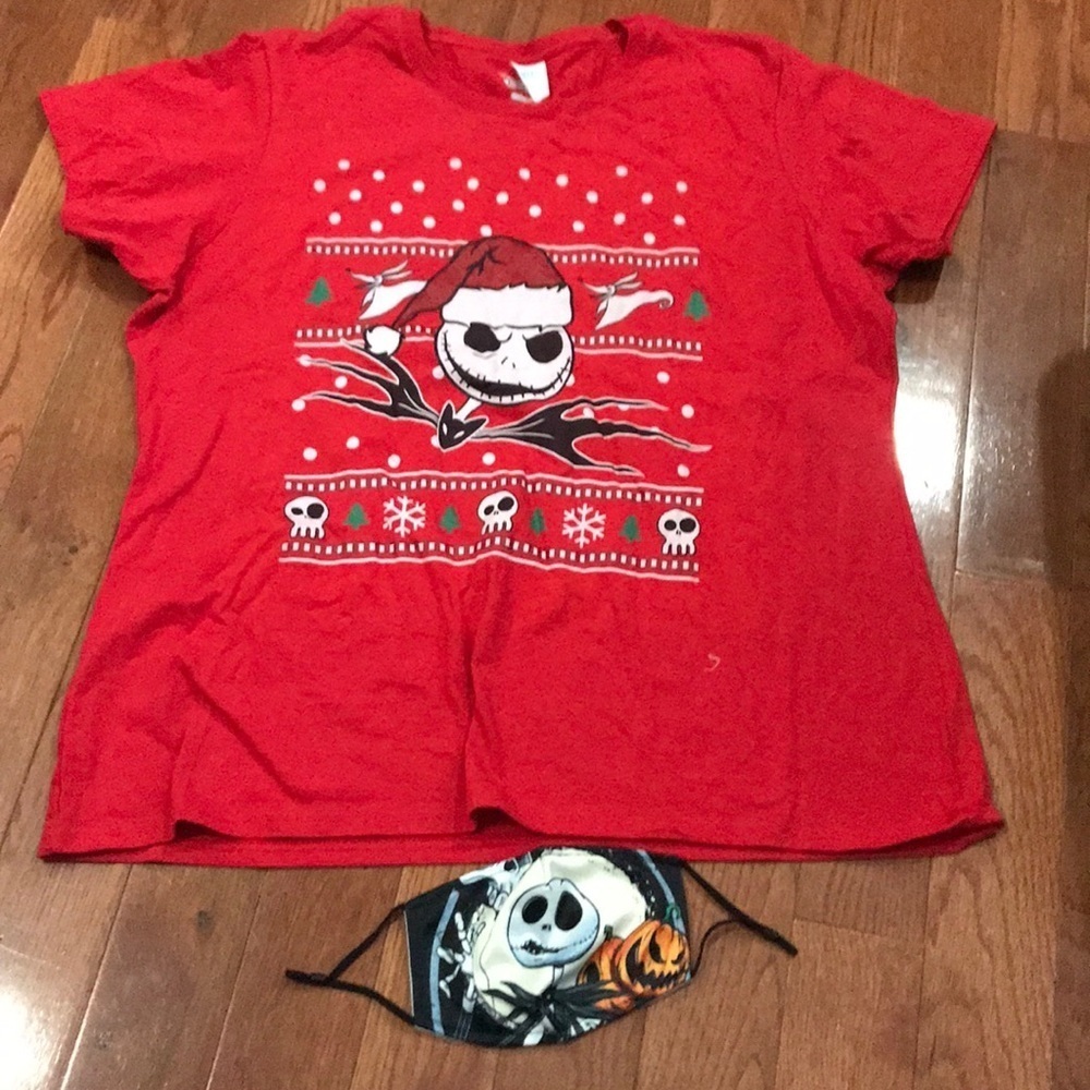 New Nightmare Before Christmas shirt and mask